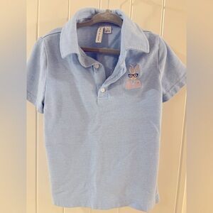 Janie and Jack Blue Polo Shirt Classic Design